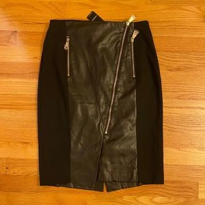 Bebe Black Pencil Skirt Size 6